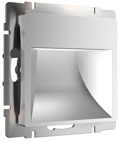 Встраиваемая LED подсветка без рамки Werkel W106 1Вт 4000К серебряный глянцевый картинка